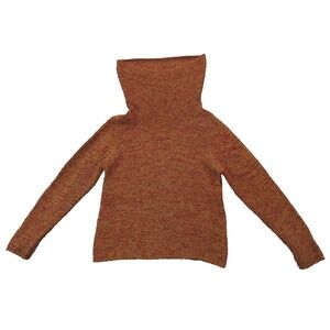 Nygard Collection Sweater Womens Medium Rust Marled Pullover Turtleneck Knit VTG